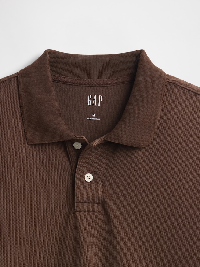 リラックス ピケポロシャツ-3