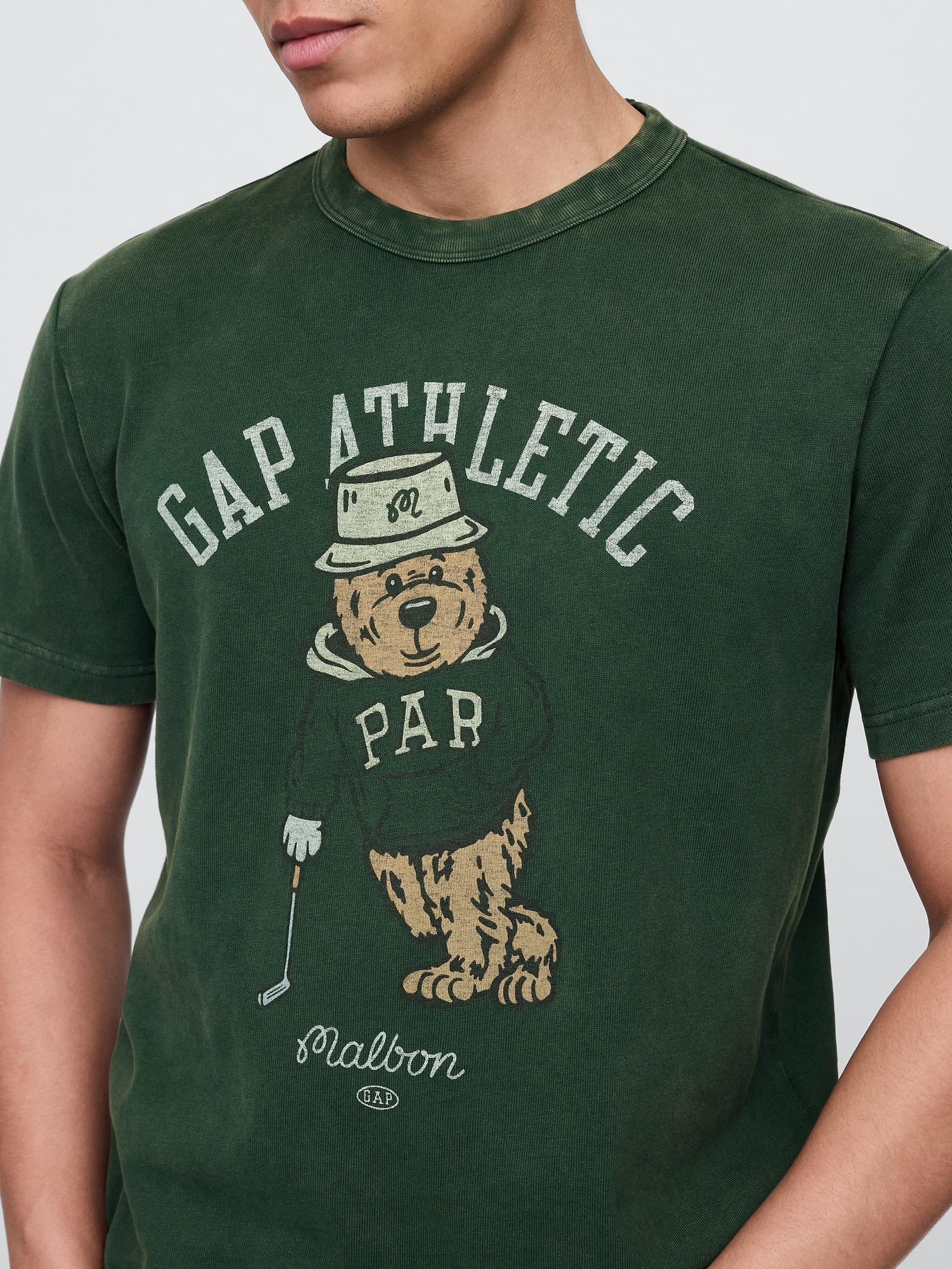 Gap × Malbon ロゴ グラフィックTシャツ-3