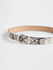 レザースネーク プリントベルト-2