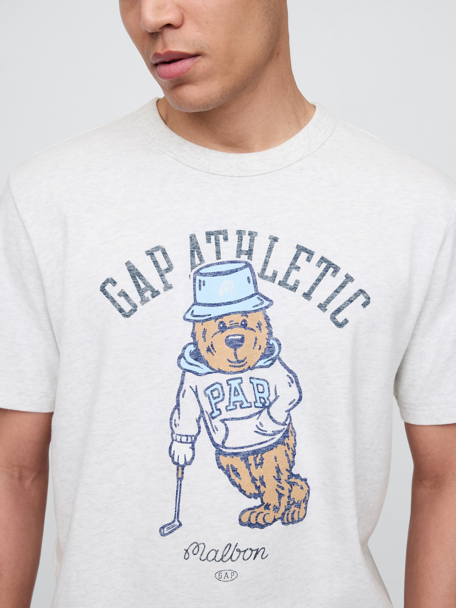 Gap × Malbon ロゴ グラフィックTシャツ-3