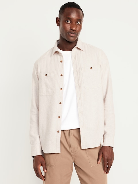 CHEMISE EN FLANELLE À POCHE