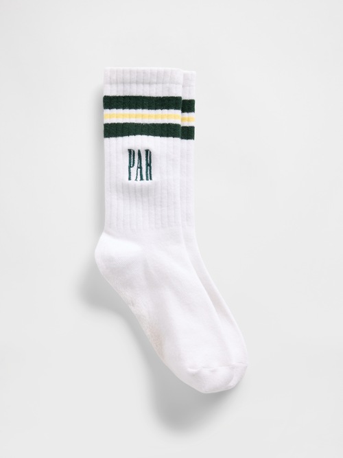 Gap × Malbon ロゴ クルーソックス
