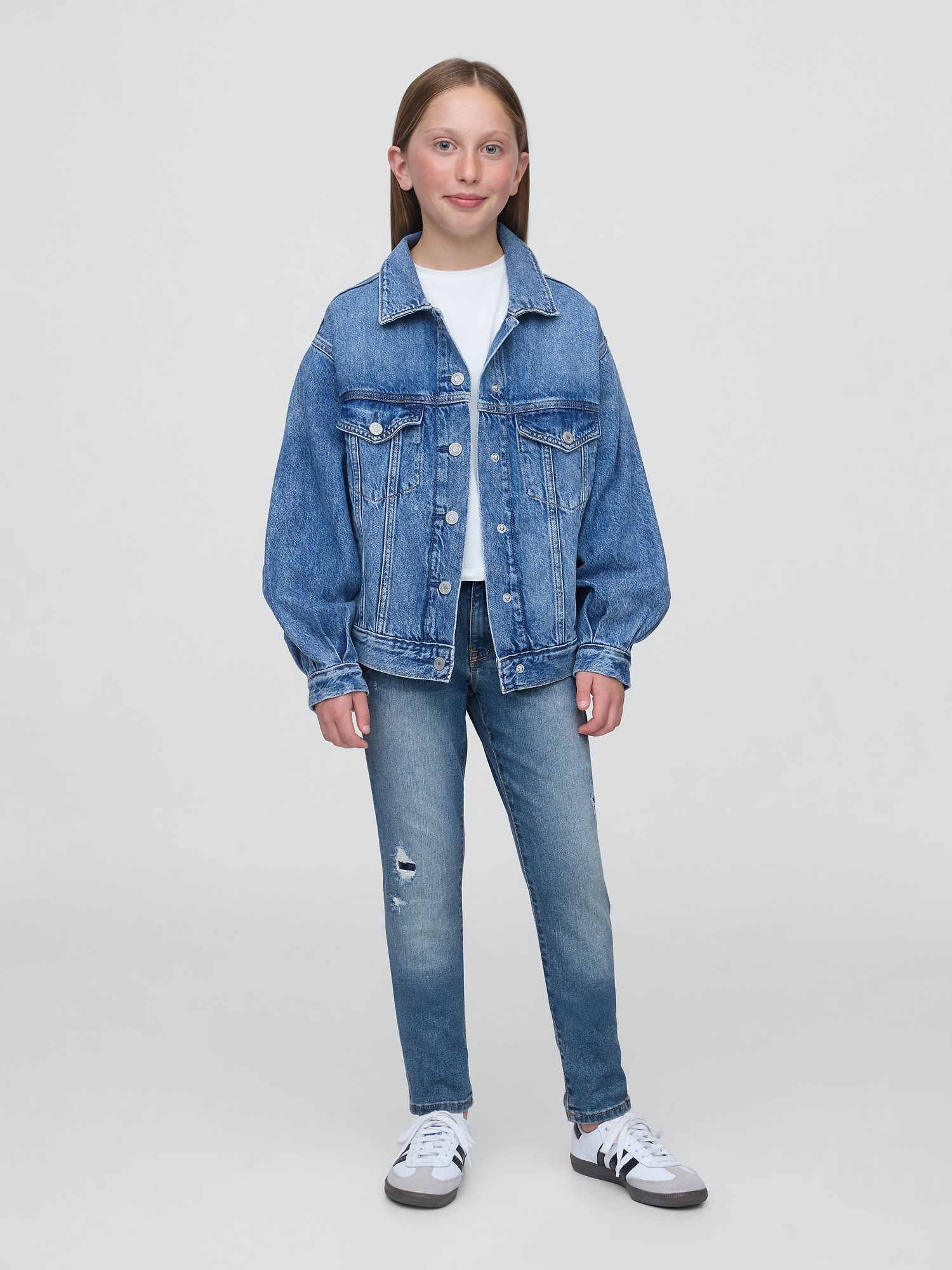 Kids Mid Rise Super Skinny Jeans