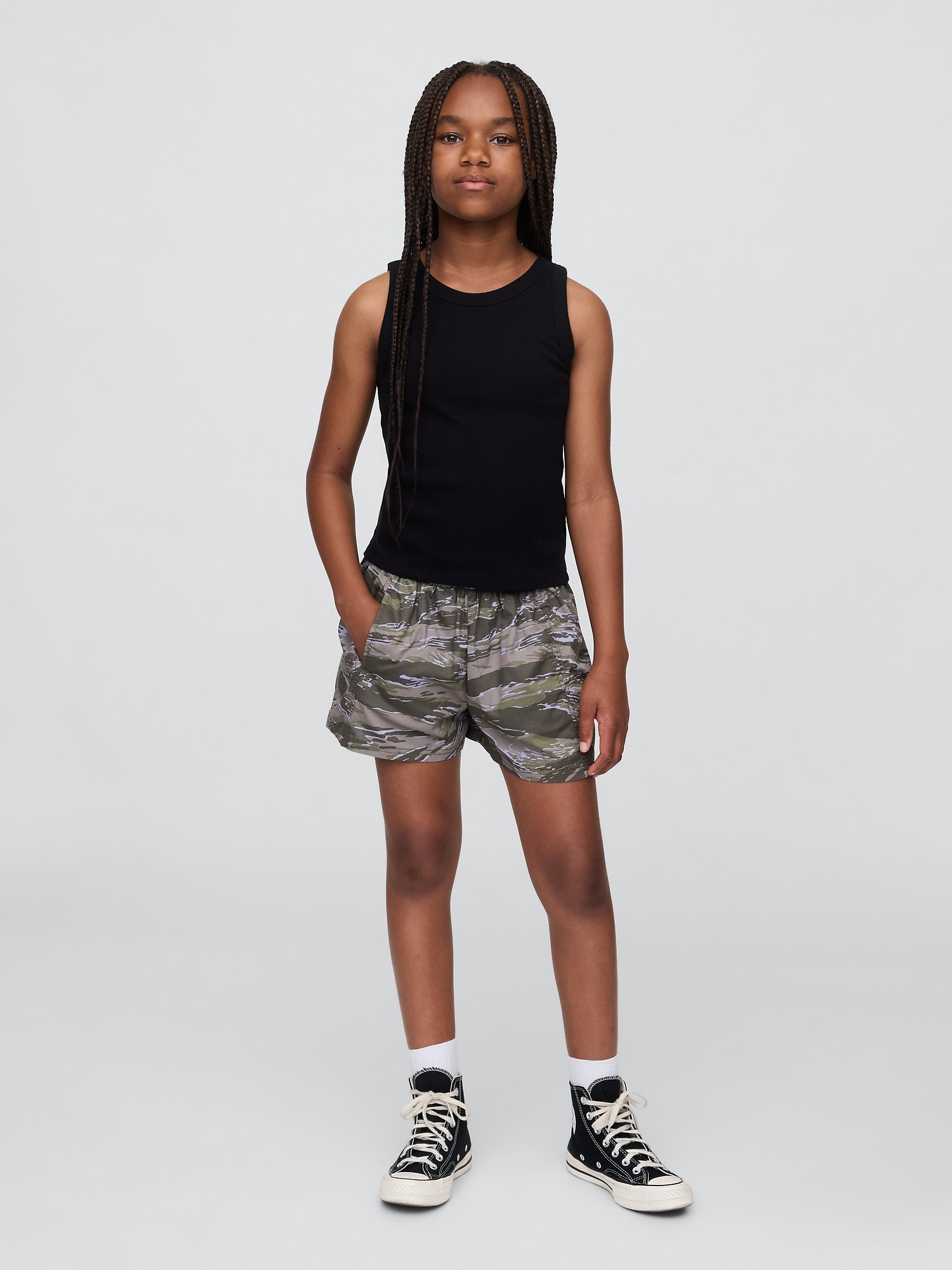 Kids Poplin Easy Shorts