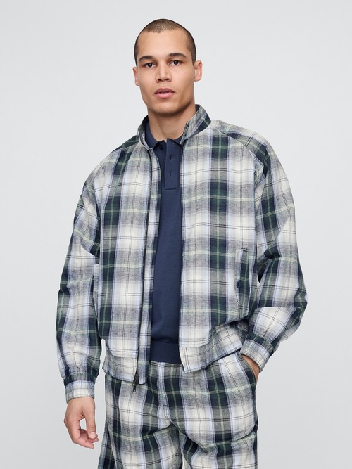 Gap × Malbon コットンリネン ボンバージャケット