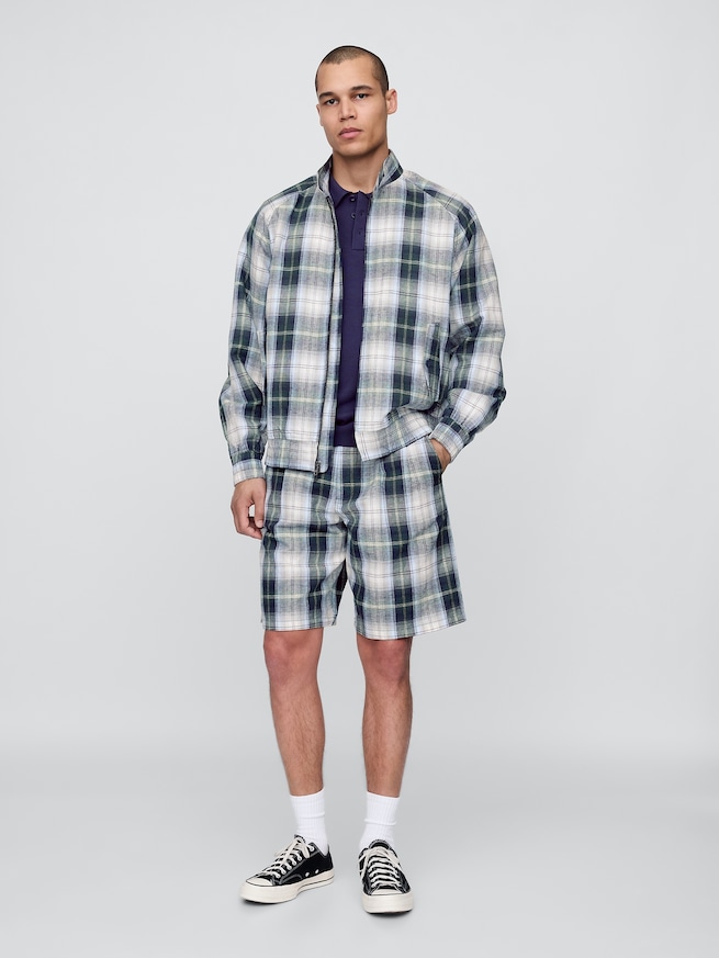 Gap × Malbon コットンリネン ボンバージャケット-1