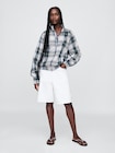 Gap × Malbon コットンリネン ボンバージャケット-6