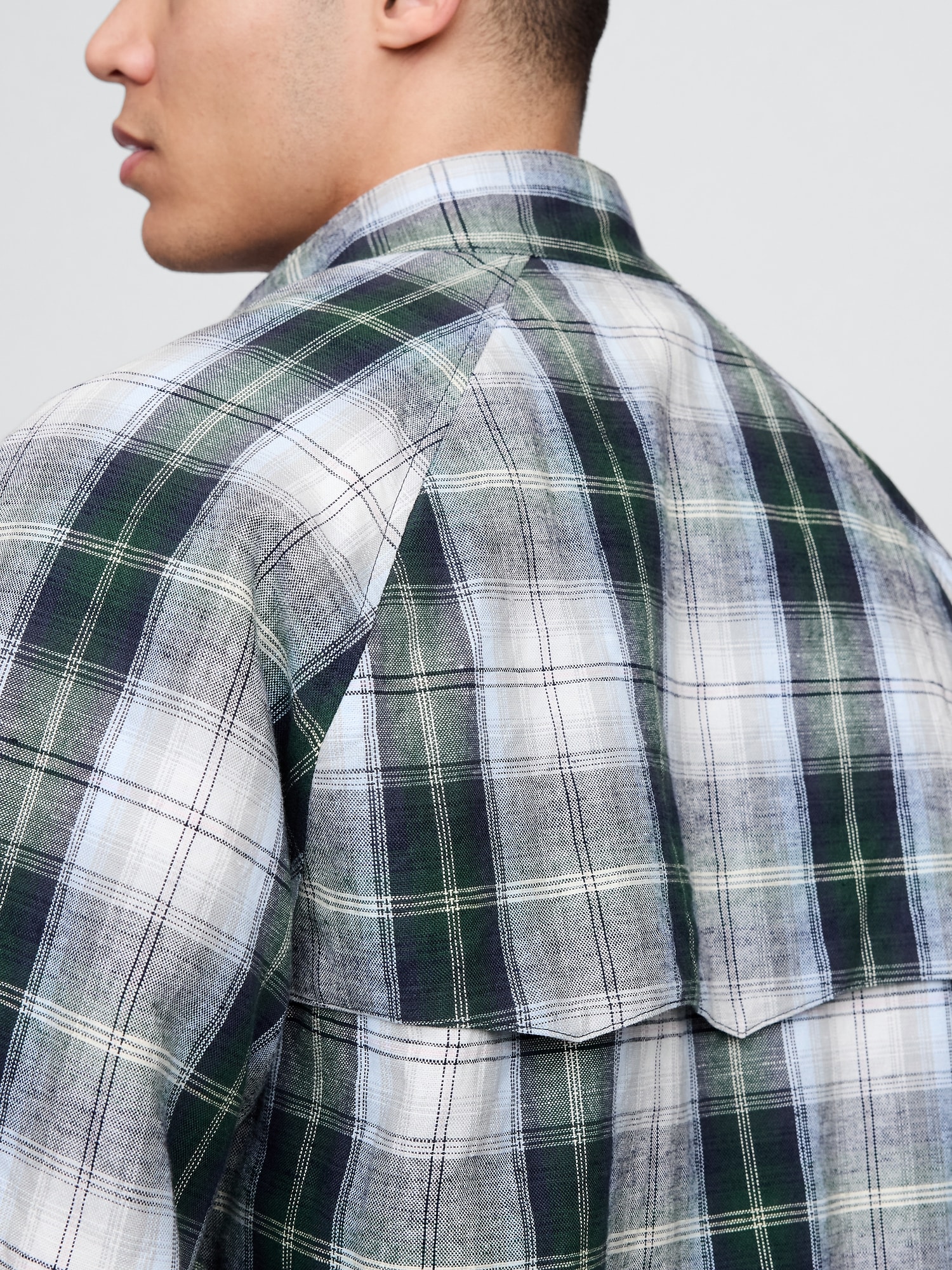 Gap × Malbon コットンリネン ボンバージャケット-3