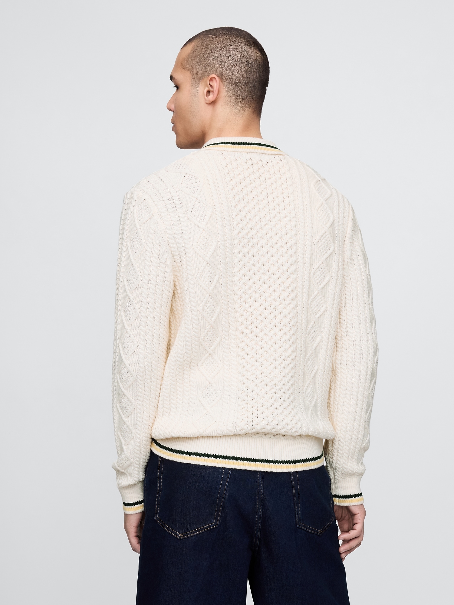 Gap × Malbon ケーブルニットセーター-2