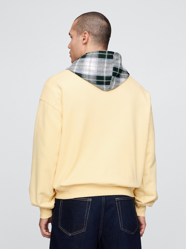 Gap × Malbon ヘビーウェイト フレンチテリー ロゴパーカー-3