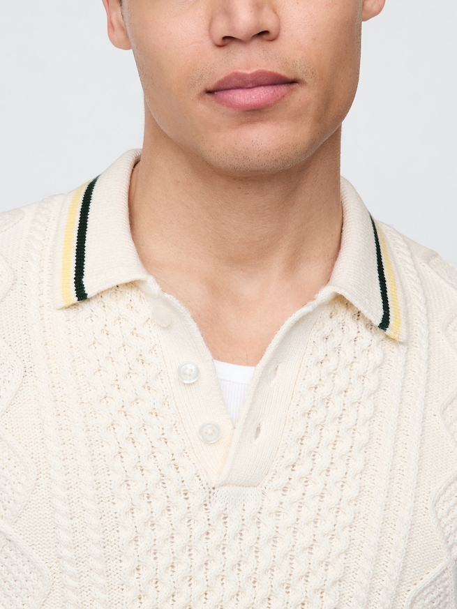 Gap × Malbon ケーブルニットセーター-3