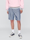 Gap × Malbon 9.5インチ プリーツ バギーショートパンツ-1