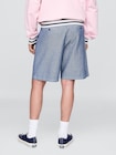 Gap × Malbon 9.5インチ プリーツ バギーショートパンツ-3