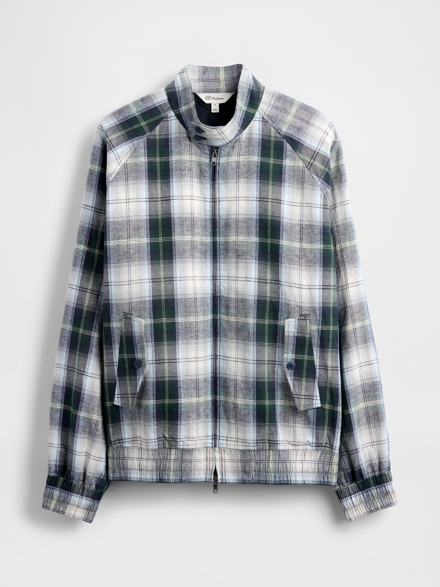 Gap × Malbon コットンリネン ボンバージャケット-7