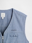Gap &times; Malbon ヘリンボーン ユーティリティベスト-4