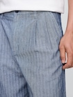 Gap × Malbon 9.5インチ プリーツ バギーショートパンツ-4