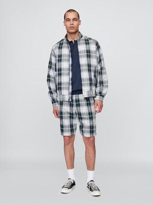 Gap × Malbon 9.5インチ プリーツ バギーショートパンツ