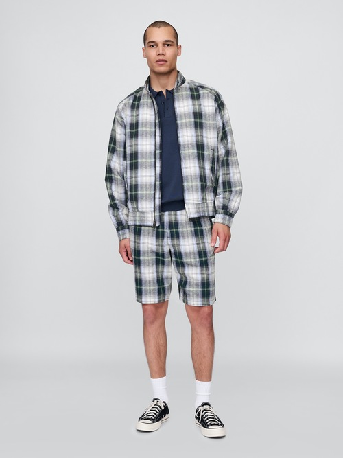 Gap × Malbon 9.5インチ プリーツ バギーショートパンツ