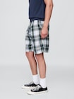 Gap × Malbon 9.5インチ プリーツ バギーショートパンツ-2