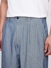 Gap × Malbon ヘリンボーン プリーツ バギーパンツ-4
