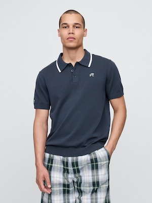 Gap × Malbon ロゴ ポロセーター
