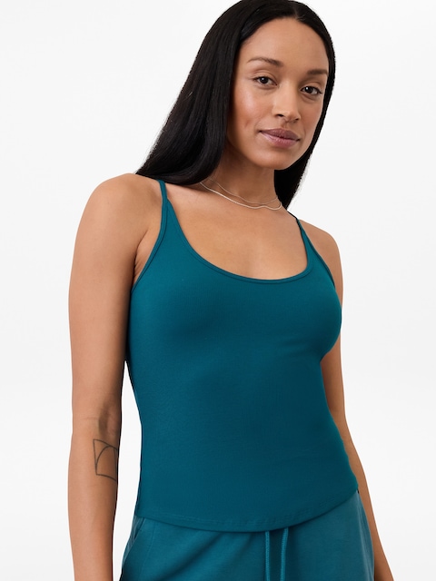 Signature Rib Thin Strap Tank