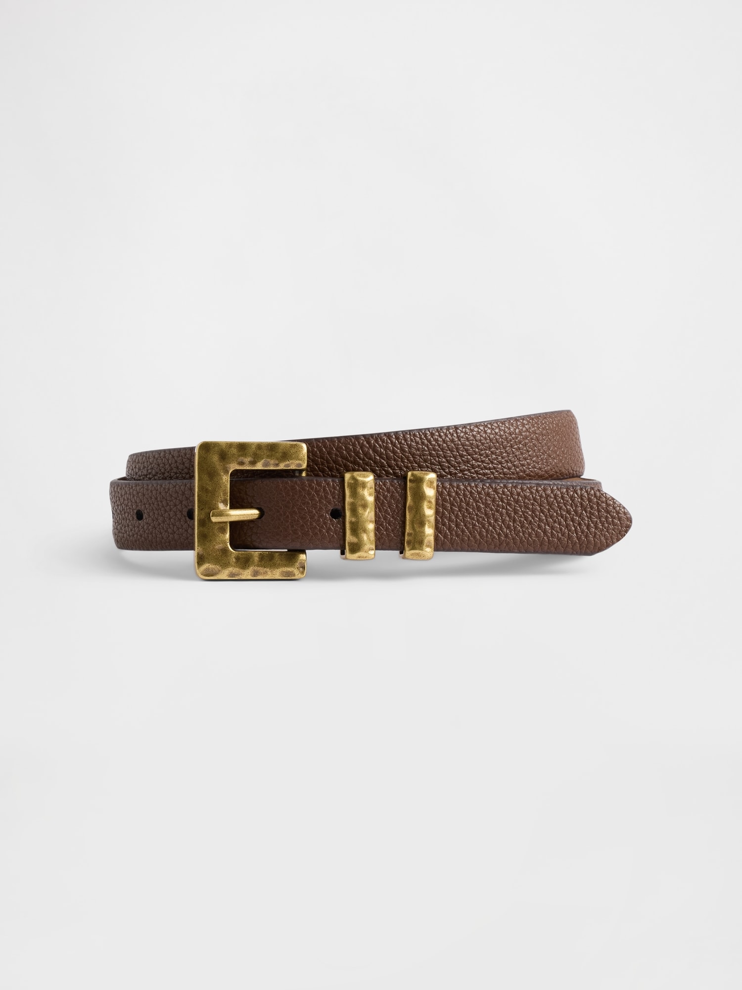 Vegan Pebble Leather Belt