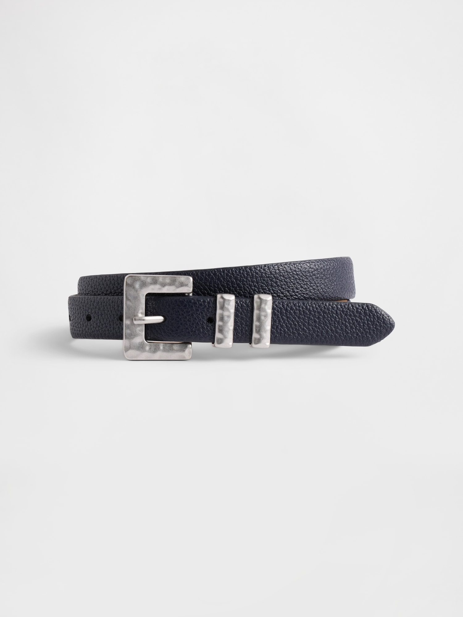 Vegan Pebble Leather Belt