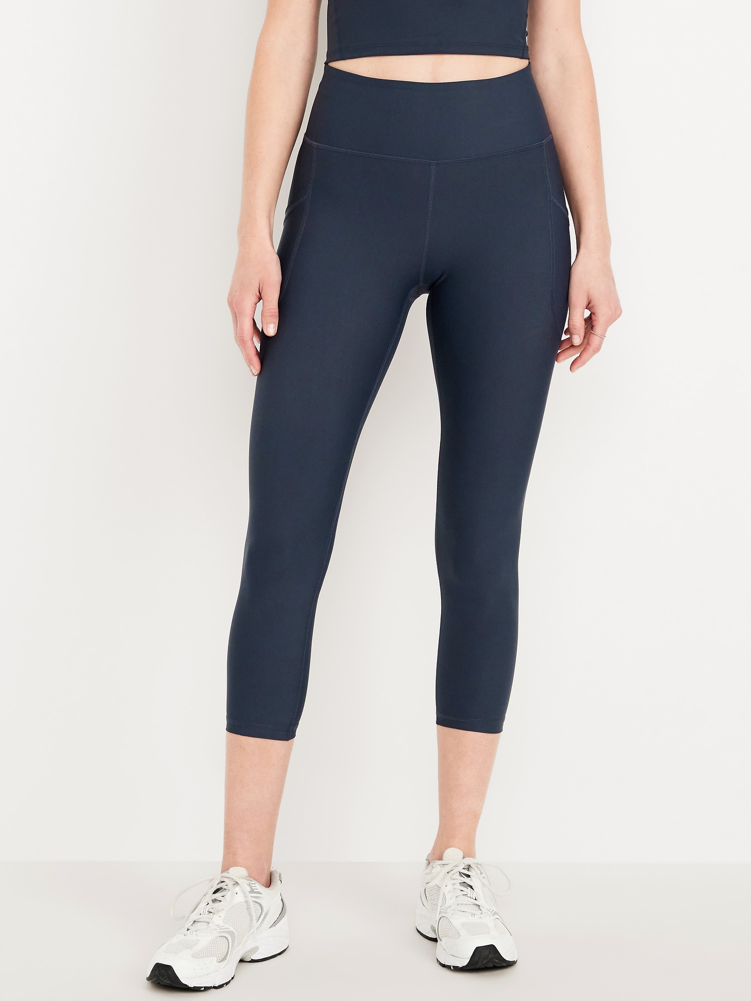 LEGGING POWERSOFT À POCHE À TAILLE HAUTE LONGUEUR 3/4, ENTREJAMBE DE 58,5 CM