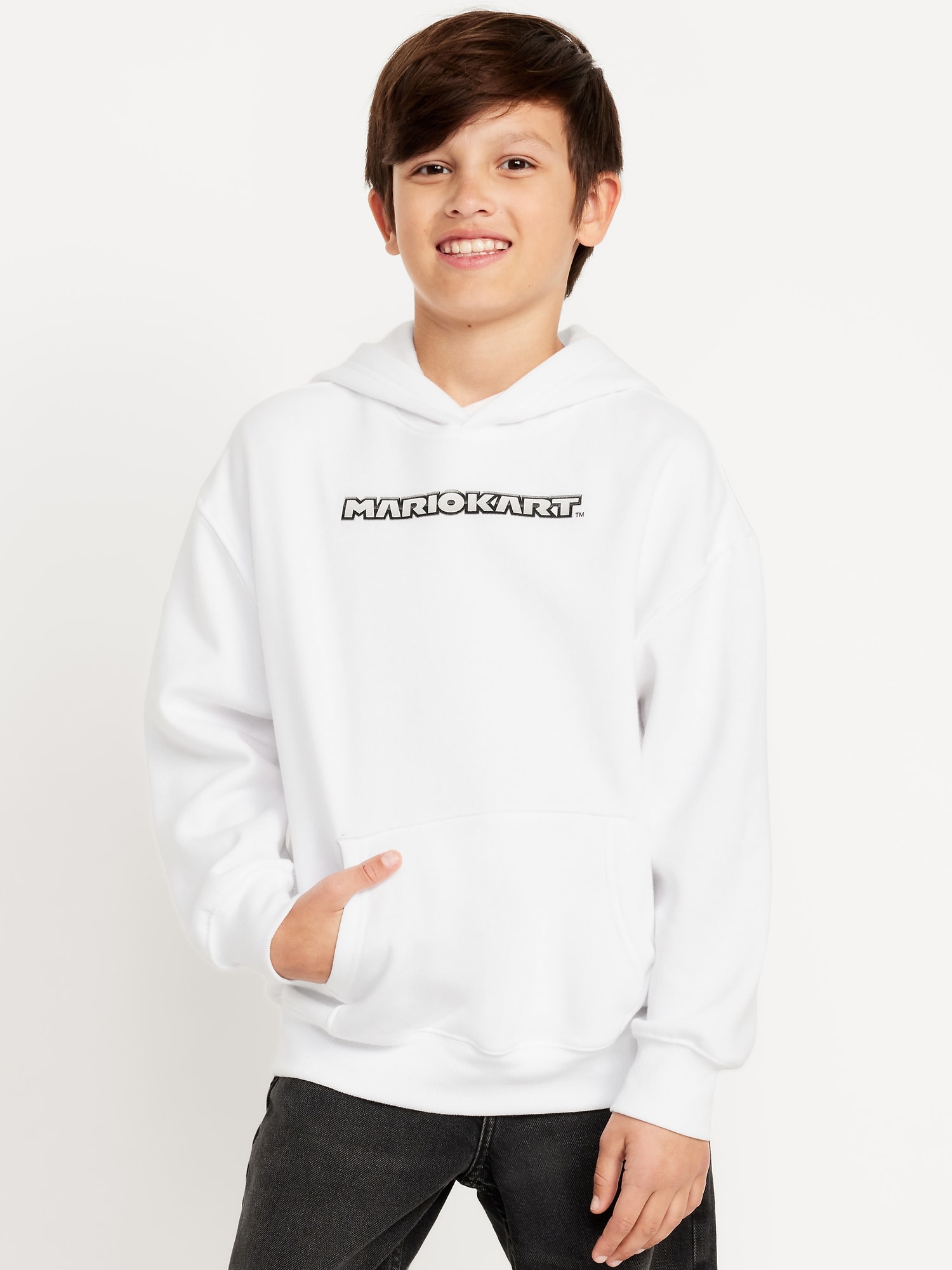 CHANDAIL À CAPUCHON SURDIMENSIONNÉ SUPER KART BROS.™ UNISEXE POUR ENFANT