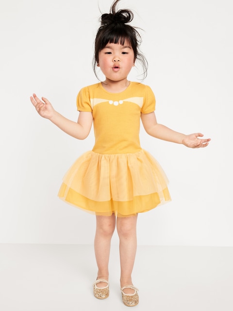 Disney© Short-Sleeve Princess Tutu Dress for Toddler Girls