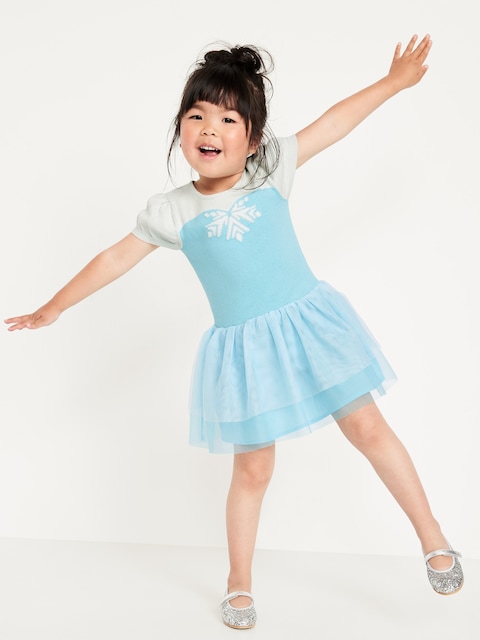 Disney© Short-Sleeve Princess Tutu Dress for Toddler Girls