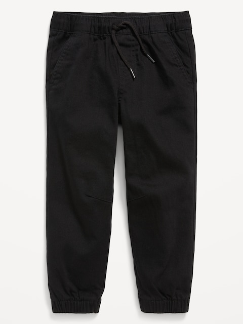Loose Twill Pull-On Jogger Pants for Toddler Boys