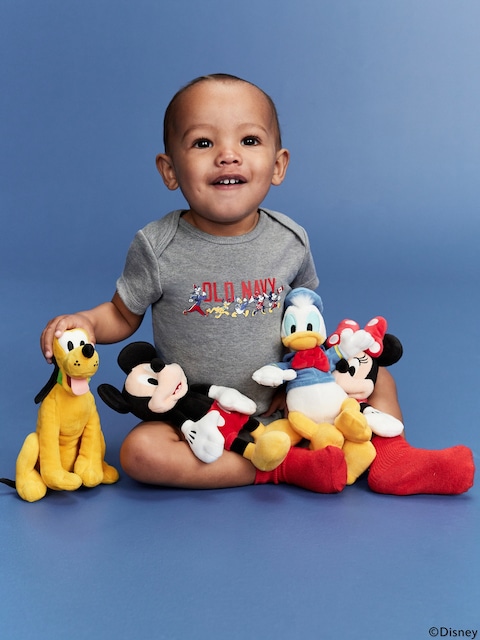 CACHE-COUCHE À MANCHES COURTES À IMPRIMÉ DE DRAPEAU ET LOGO OLD NAVY X DISNEY © POUR BÉBÉ