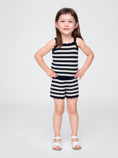 スカラップ クロシェ プルオンショートパンツ (幼児・ベビー)