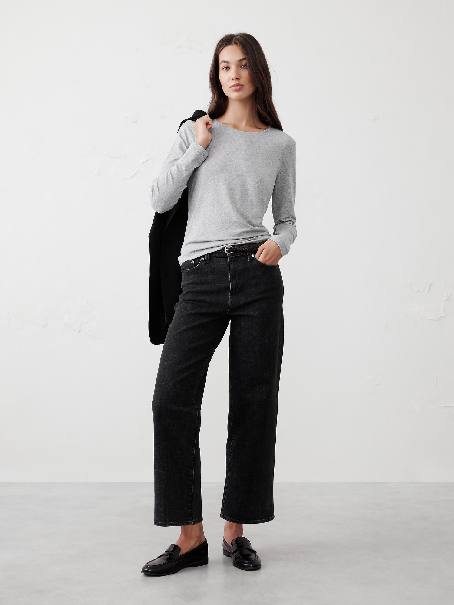 Timeless Long-Sleeve Crew-Neck T-Shirt