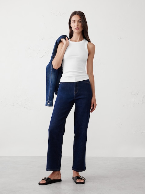 Ribbed Racer Tank