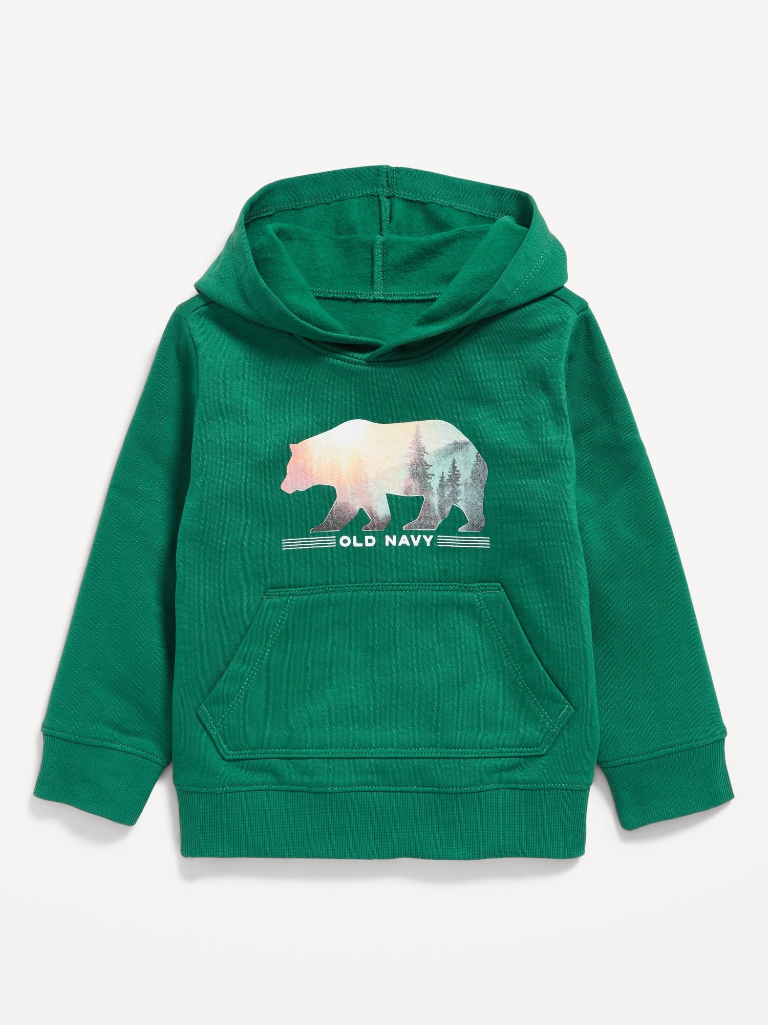 Logo-Graphic Fleece Pullover Hoodie for Toddler Boys