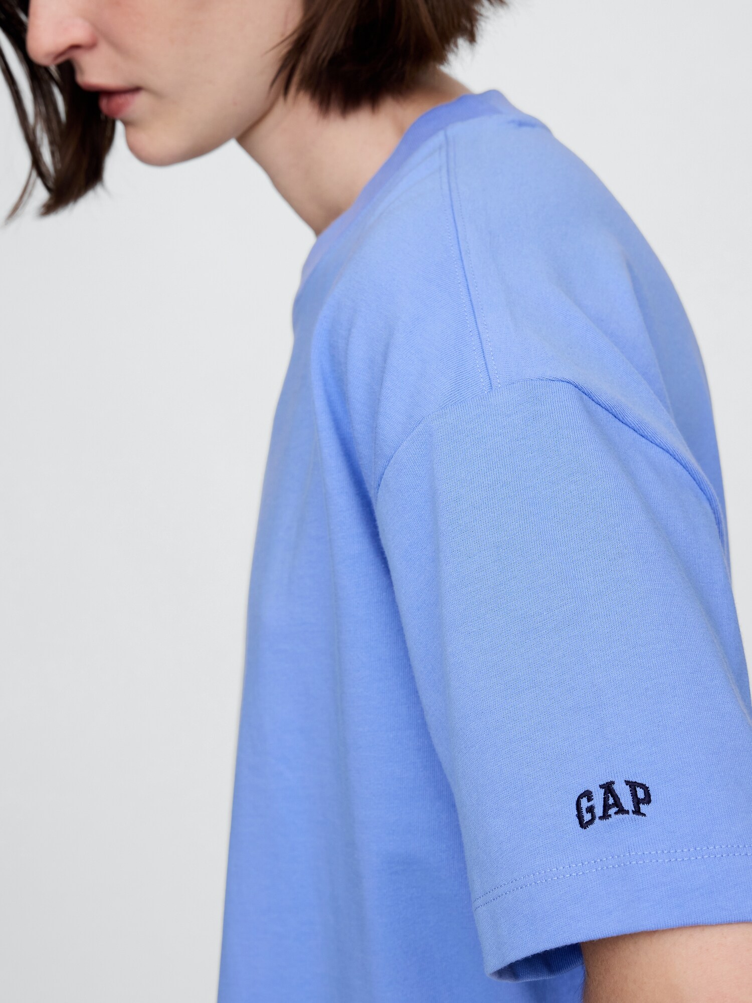オーガニックコットン ヘビーウェイト GAPロゴTシャツ-0