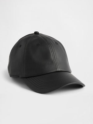 ヴィーガンレザー ベースボールキャップ