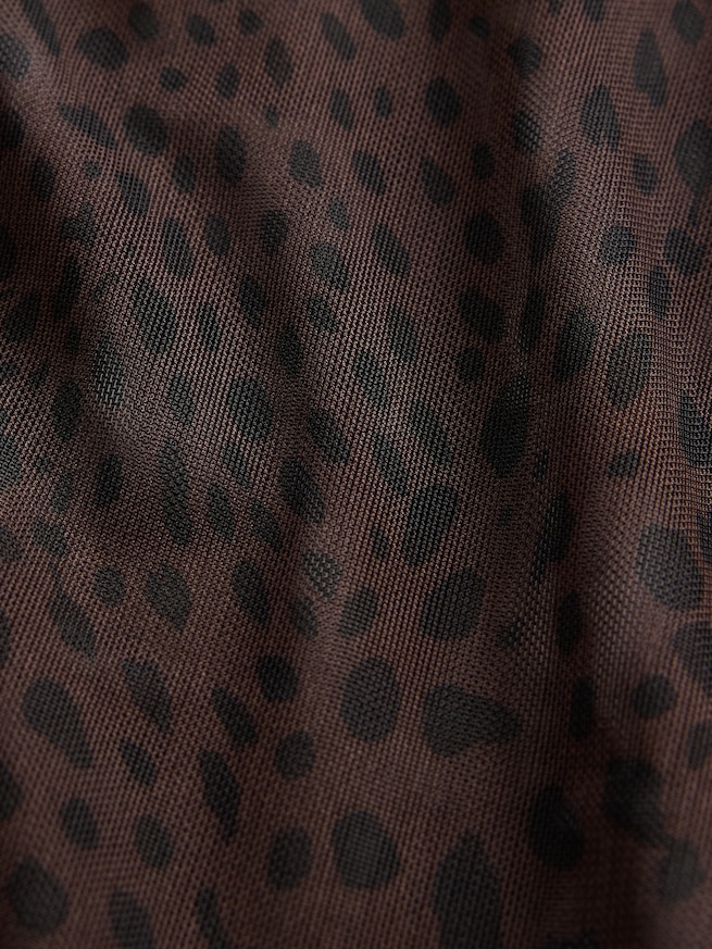 メッシュ クロップドTシャツ-3