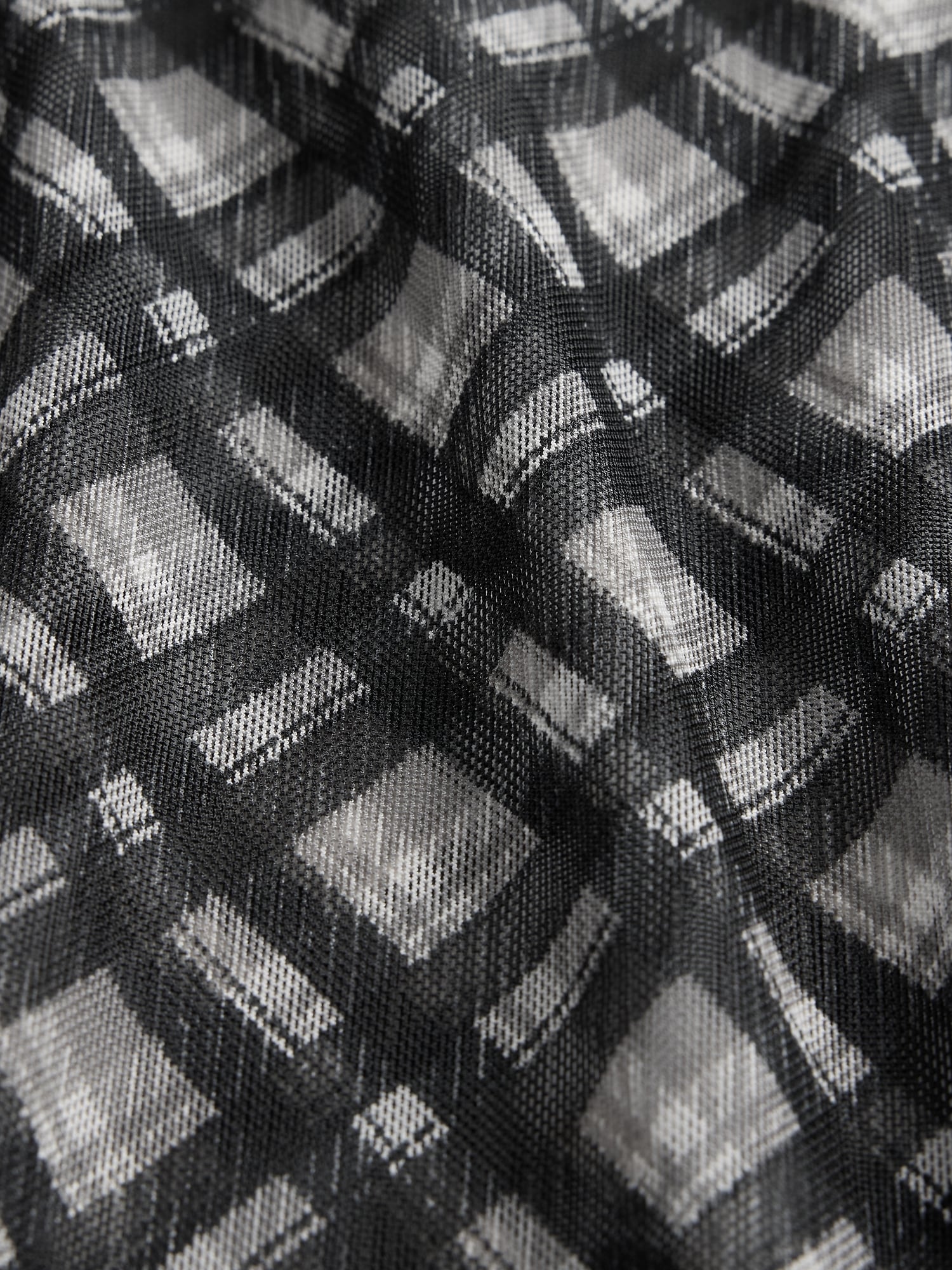 メッシュ クロップドTシャツ-3