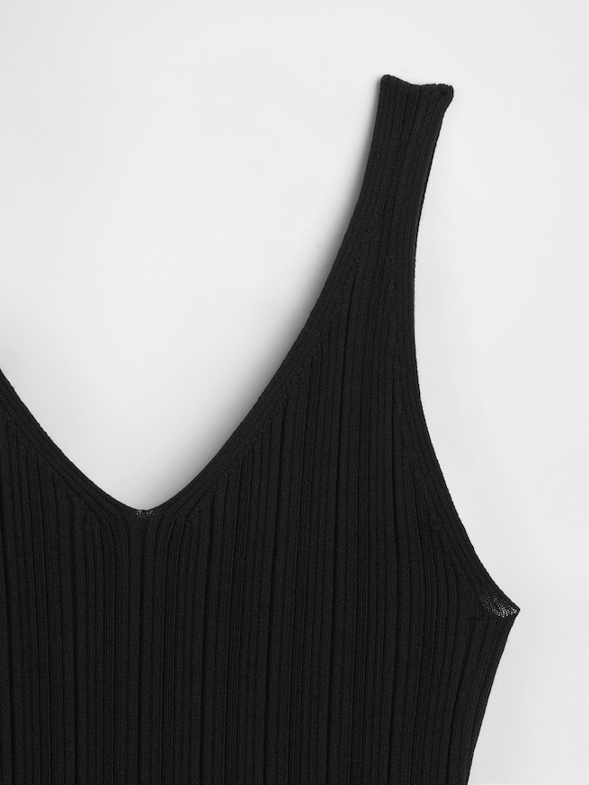 リブニット タンクトップ-3