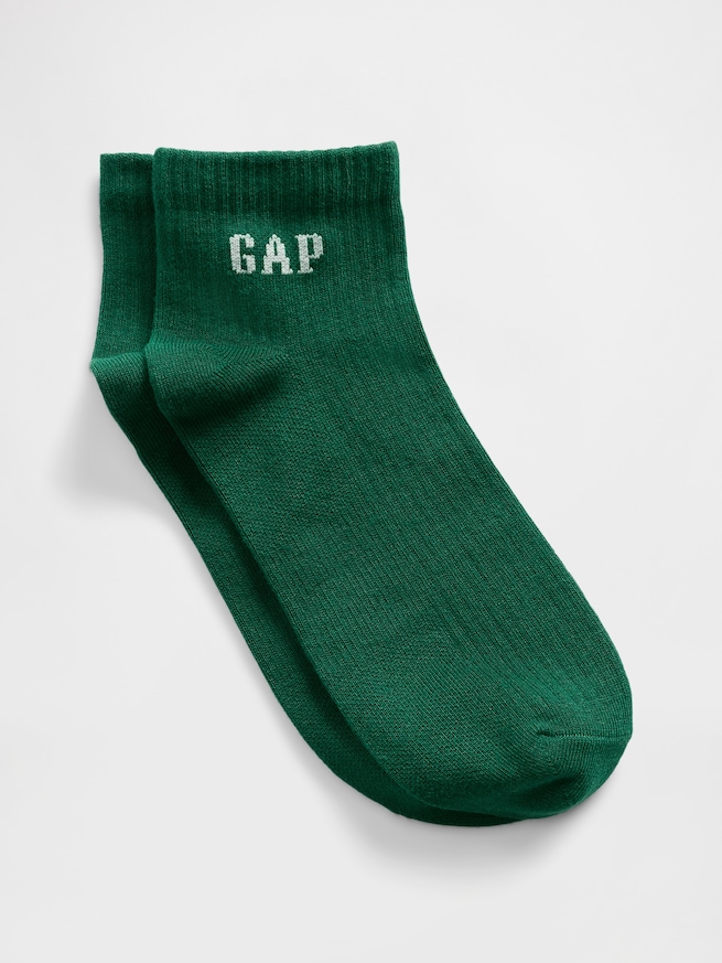 GAPロゴ ショートクルーソックス-0