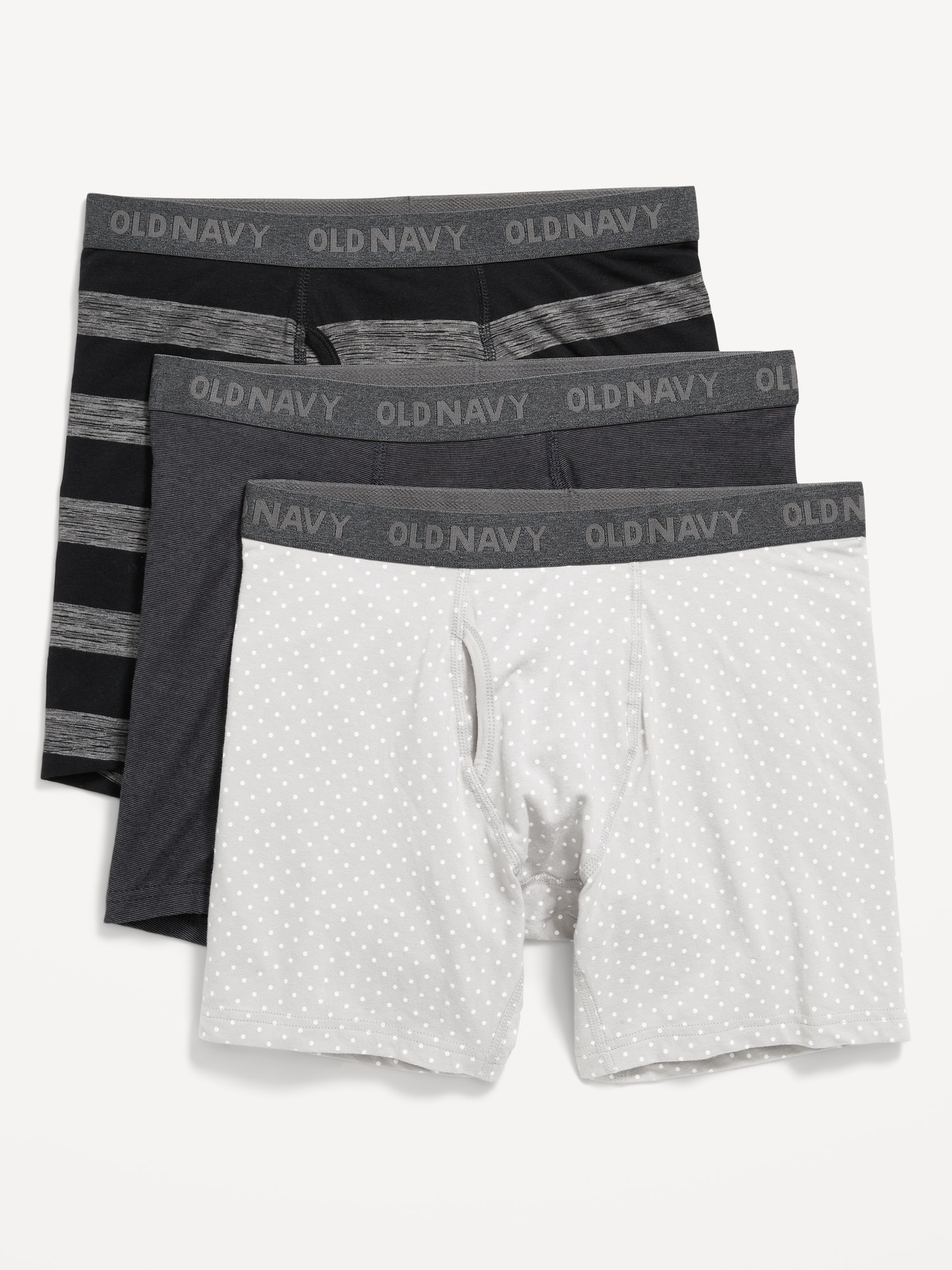 3-Pack Soft-Washed Boxer Briefs - 6.25-inch inseam