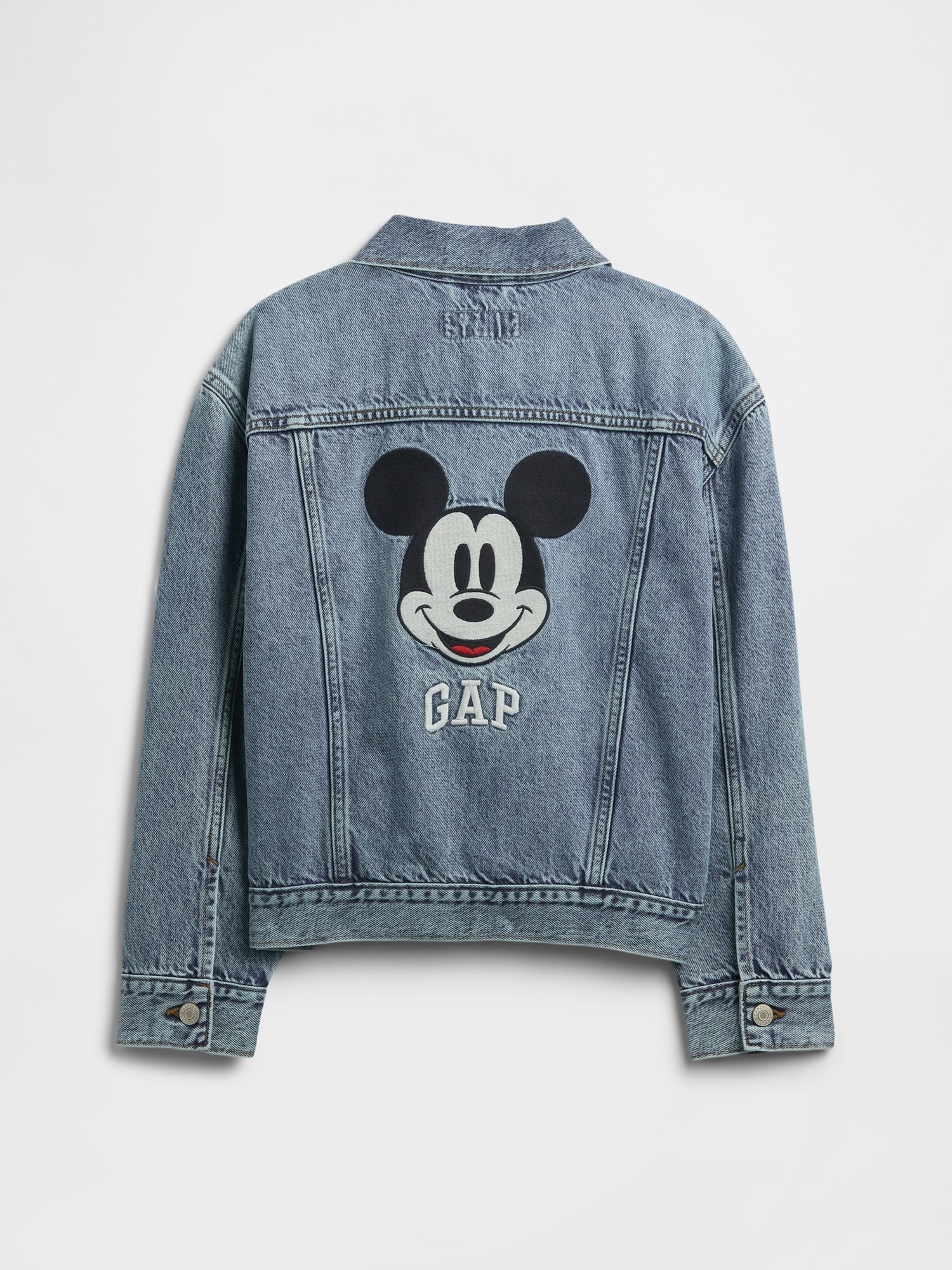 GapKids × Disney Mickey Mouse Relaxed Icon Denim Jacket