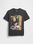 ボブ・マーリー グラフィックTシャツ-4