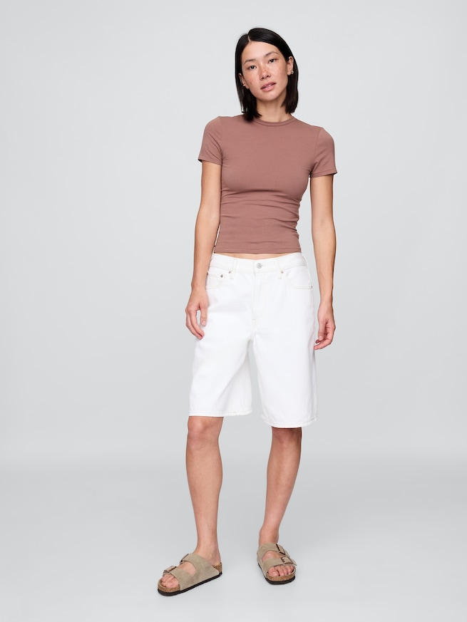 クロースニット ジャージーTシャツ-1