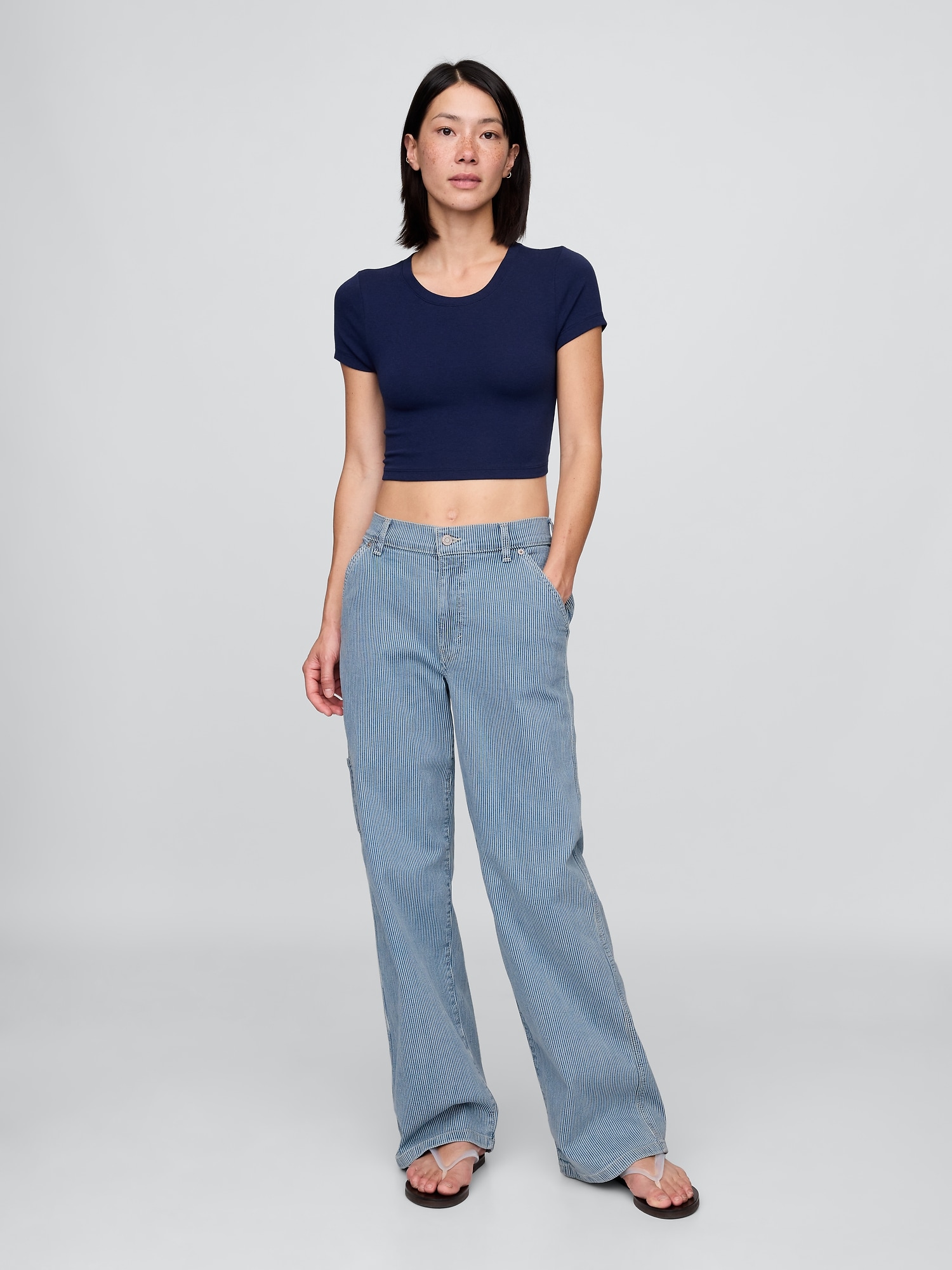 Mid Rise '90s Loose Jeans