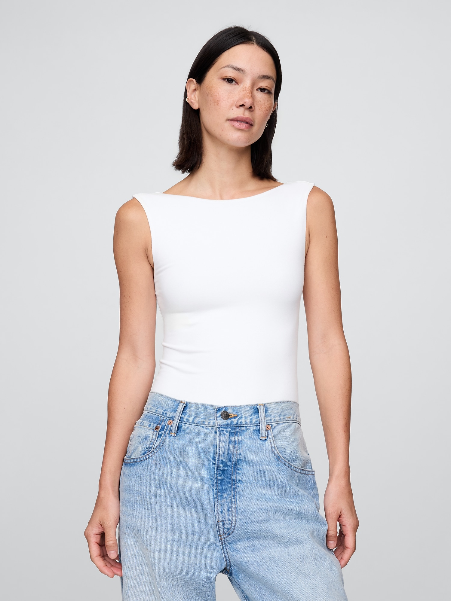 CloseKnit Jersey Boatneck Bodysuit